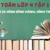 Bài 31: Hình bình hành, hình thoi – Toán Lớp 4 Tập 1 Kết Nối Tri Thức