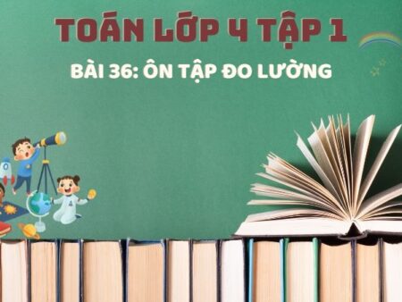 Bài 36: Ôn tập đo lường – Toán Lớp 4 Tập 1 Kết Nối Tri Thức