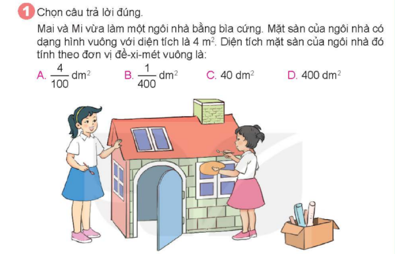 Bài số 1: Giải hoạt động câu 1 trang 57 SGK Toán 5 tập 1