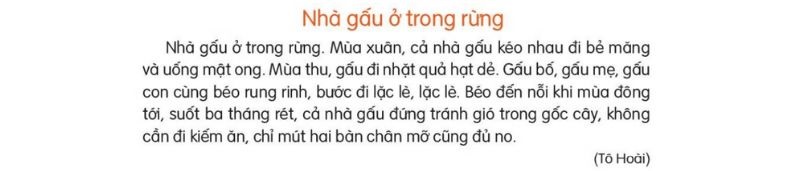 Câu 1 trang 53 SGK Tiếng Việt lớp 2 Kết nối tri thức Tập 2 Luyện viết đoạn