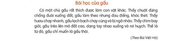 Câu 1 trang 57 SGK Tiếng Việt lớp 3 Kết nối tri thức Tập 2 Phần Viết