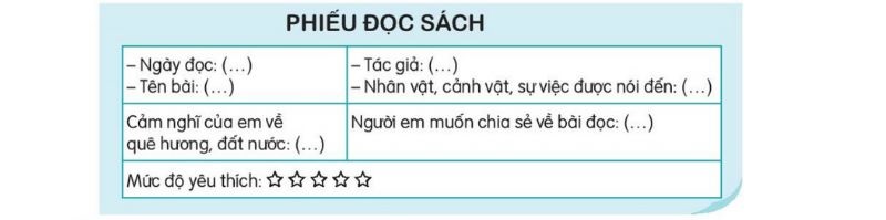 Câu 1 trang 92 SGK Tiếng Việt lớp 3 Kết nối tri thức Tập 2 Đọc mở rộng