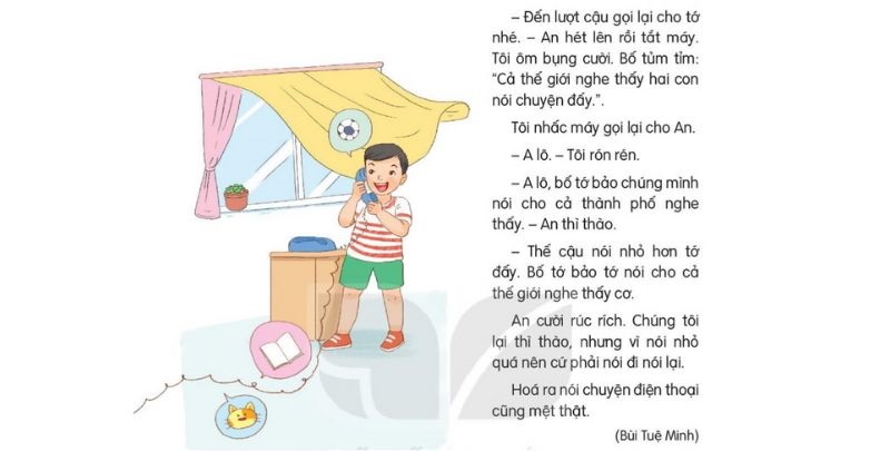 Câu 2: Đọc Bài 16: A lô, tớ đây SGK Tiếng Việt lớp 3 Kết nối tri thức Tập 2 2