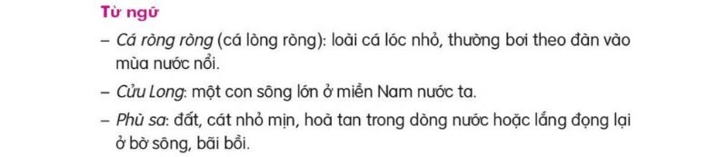 Câu 2: Đọc Bài 2: Mùa nước nổi 2 trang 12 Tiếng Việt 2 tập 2 Kết nối tri thức