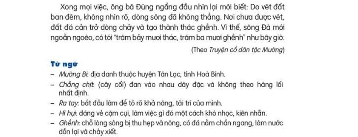 Câu 2: Đọc Bài 22: Sự tích ông Đùng, bà Đùng SGK Tiếng Việt lớp 3 Kết nối tri thức Tập 2 3