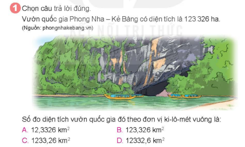 Bài số 6: Giải luyện tập câu 1 trang 55 SGK Toán 5 tập 1