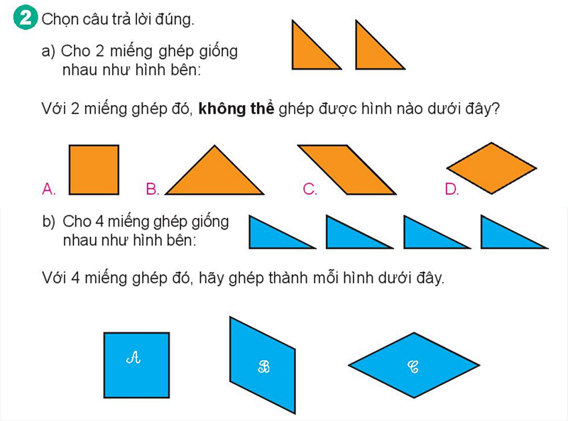 Bài số 8: Giải luyện tập câu 2 trang 108 - 109 SGK Toán 4 tập 1