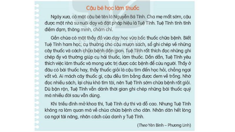 Vận dụng bài 14: Học nghề SGK Tiếng Việt lớp 3 Kết nối tri thức Tập 2