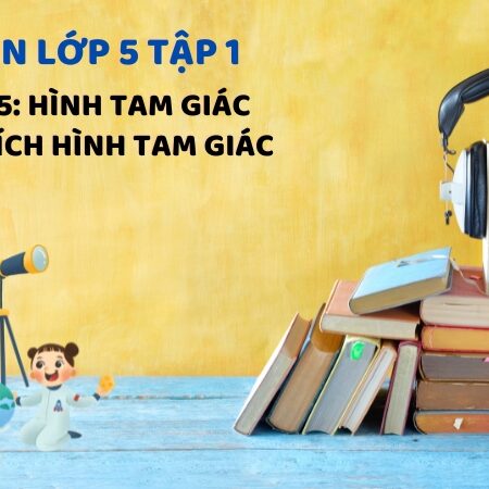 Bài 25: Hình tam giác. Diện tích hình tam giác – Toán Lớp 5 Tập 1 Kết Nối Tri Thức