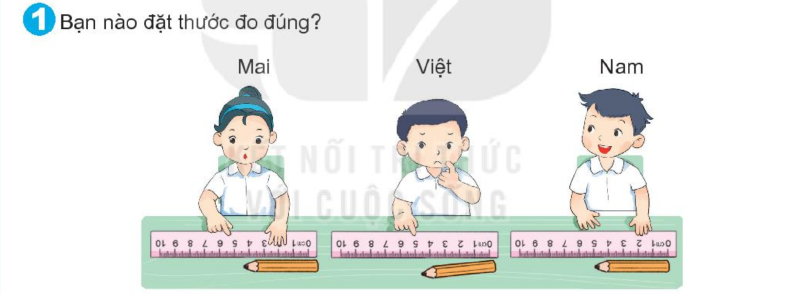 Bài số 1: Giải hoạt động câu 1 trang 34 SGK Toán 1 tập 2