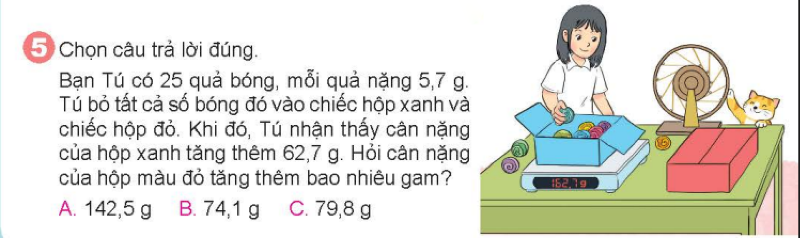 Bài số 13: Giải luyện tập câu 5 trang 90 SGK Toán 5 tập 1