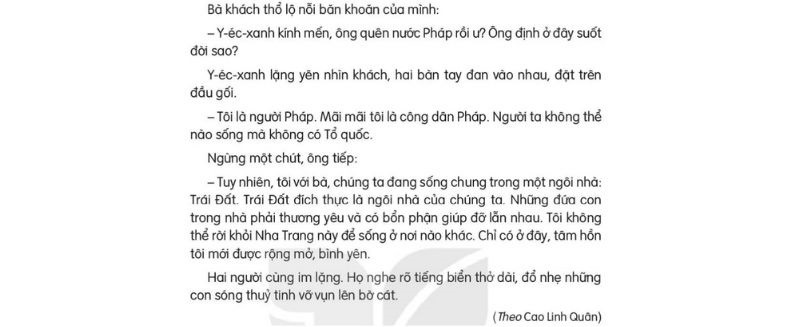 Câu 2: Đọc Bài 29: Bác sĩ Y-éc-xanh SGK Tiếng Việt lớp 3 Kết nối tri thức Tập 2 2