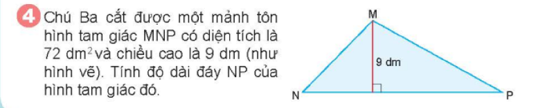 Bài số 4: Giải luyện tập câu 4 trang 130 SGK Toán 5 tập 1