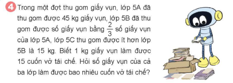 Bài số 4: Giải luyện tập câu 4 trang 136 SGK Toán 5 tập 1