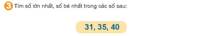 Bài số 8: Giải luyện tập câu 3 trang 26 SGK Toán 1 tập 2