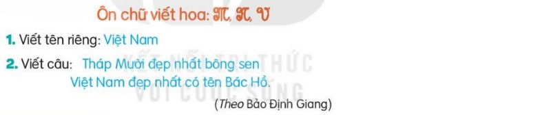 Phần Viết Bài 30: Một mái nhà chung trang 131 SGK Tiếng Việt lớp 3 Kết nối tri thức Tập 2