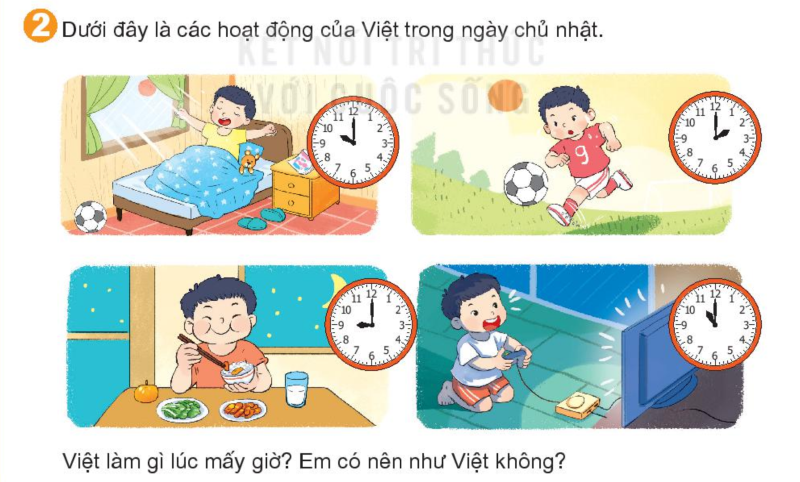 Bài số 2: Giải luyện tập câu 2 trang 84 SGK Toán 1 tập 2