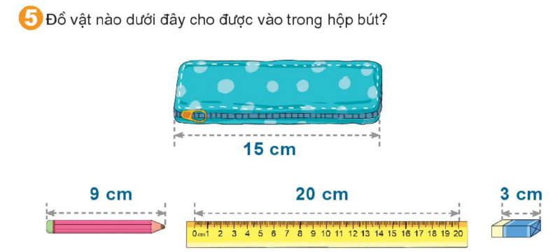 Bài số 5: Giải luyện tập câu 5 trang 41 SGK Toán 1 tập 2