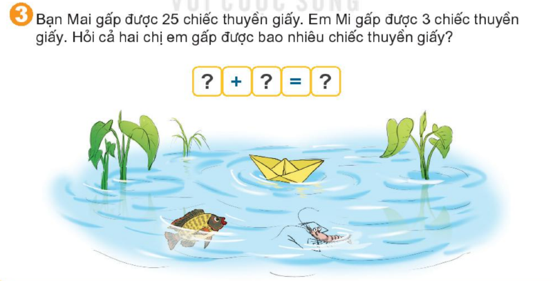 Bài số 6: Giải luyện tập câu 3 trang 46 SGK Toán 1 tập 2