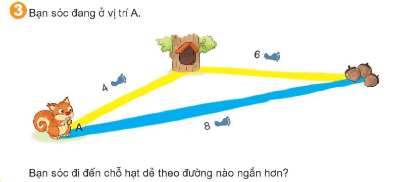 Bài số 8: Giải luyện tập câu 3 trang 42 SGK Toán 1 tập 2