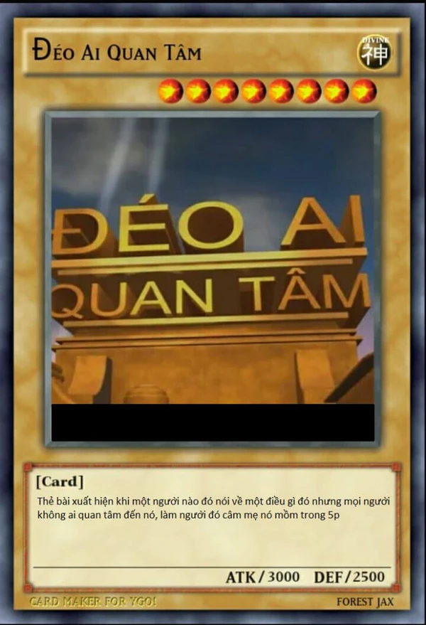 đéo ai quan tâm