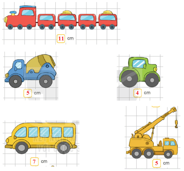 giải Bài số 3: Giải luyện tập câu 1 trang 38 SGK Toán 1 tập 2