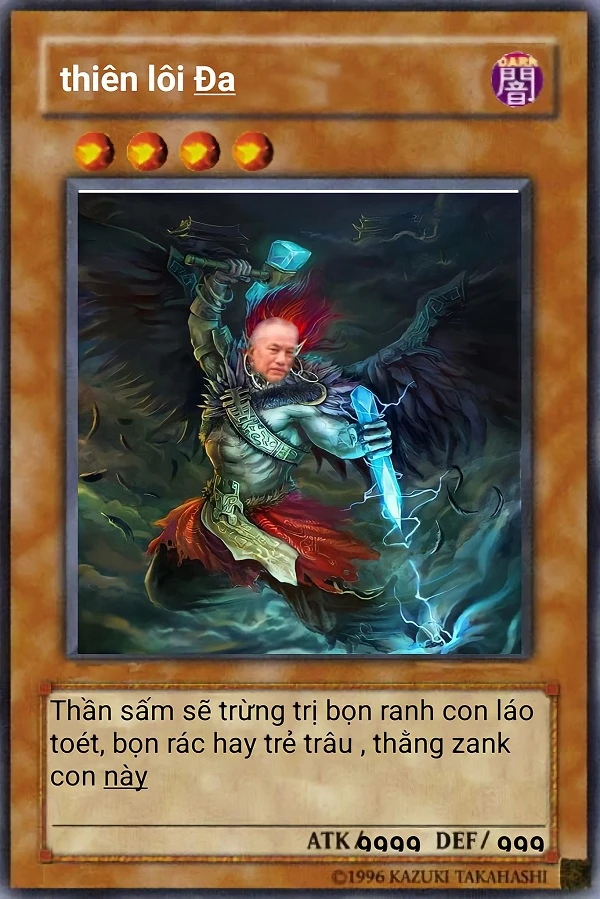 lá bài meme thiên lôi đa