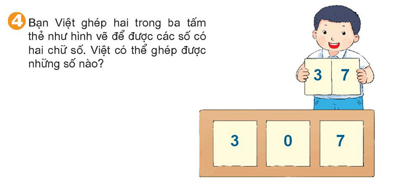 Bài số 4: Giải luyện tập câu 4 trang 95 SGK Toán 1 tập 2