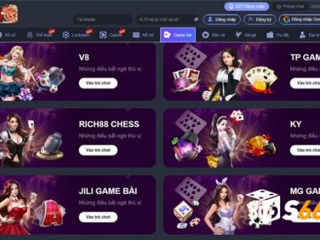 S666 – Giới thiệu top các game cá cược quốc dân được yêu thích nhất