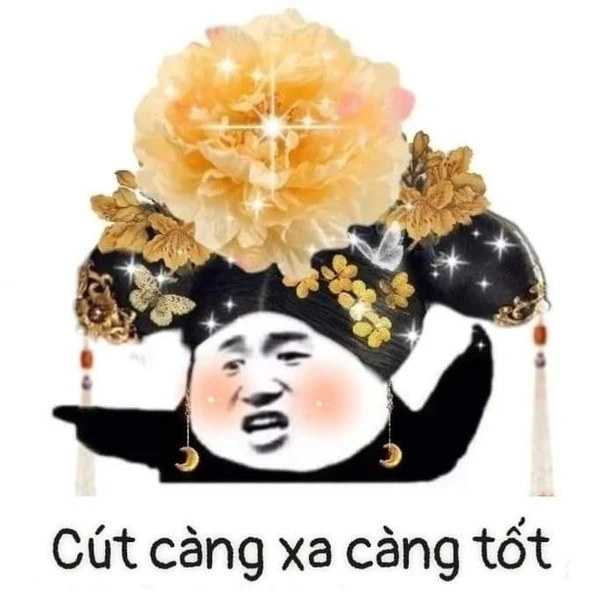 meme gấu trúc cút càng xa càng tốt