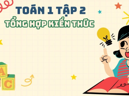 Tổng hợp kiến thức toán lớp 1 đầy đủ và dễ hiểu