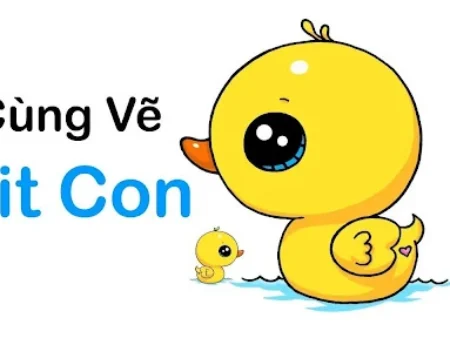 Hướng dẫn bé cách vẽ con vịt cute đơn giản dễ thực hiện