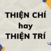 Thiện chí hay thiện trí? Giải nghĩa và cách dùng đúng