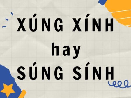 Xúng xính hay súng sính: Bạn đã biết cách phân biệt đúng?